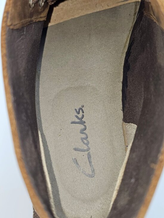 Clarks Bushacre 2 Leather Desert Brown Chukka Lace Up Boots 15522 Men\'s Size 8 main image 8